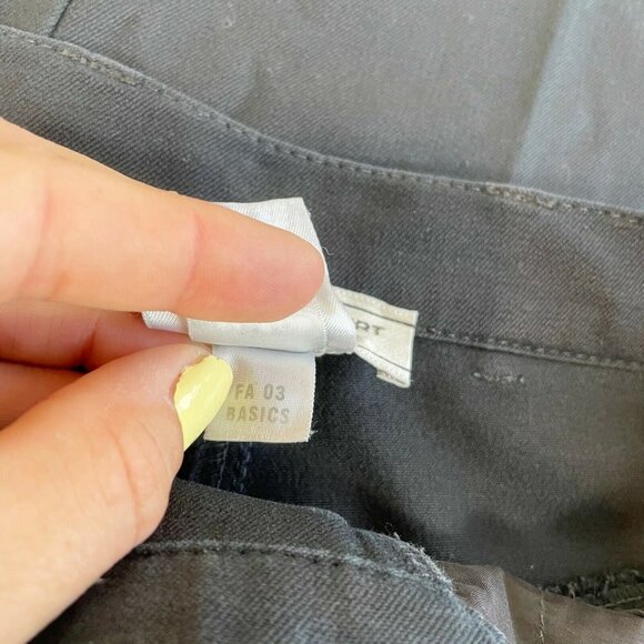 St. John by Marie Gray Womens Dress Pants Trouser Black Sz 6 High Rise Straight - Picture 7 of 10